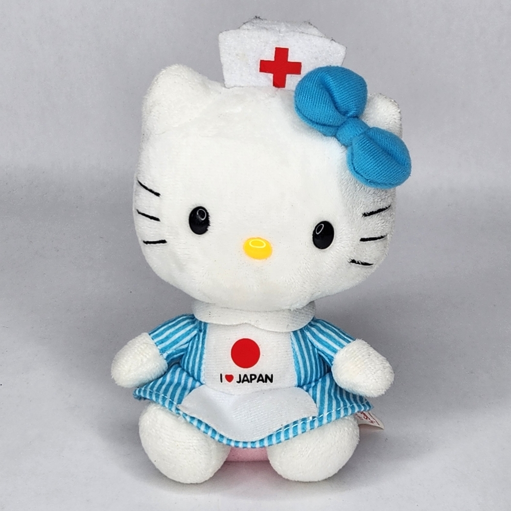 Special Edition Hello Kitty Red Cross I Love Japan Ty Plush Sanrio